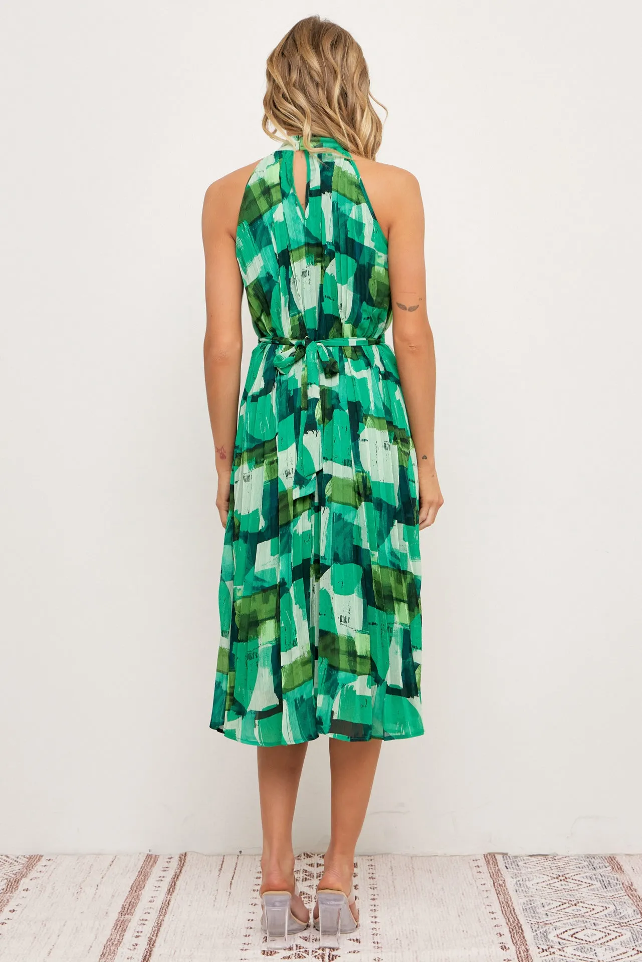 Kate Pleated Midi Dress