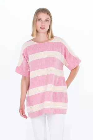 Kuohu Tunic Red Striped