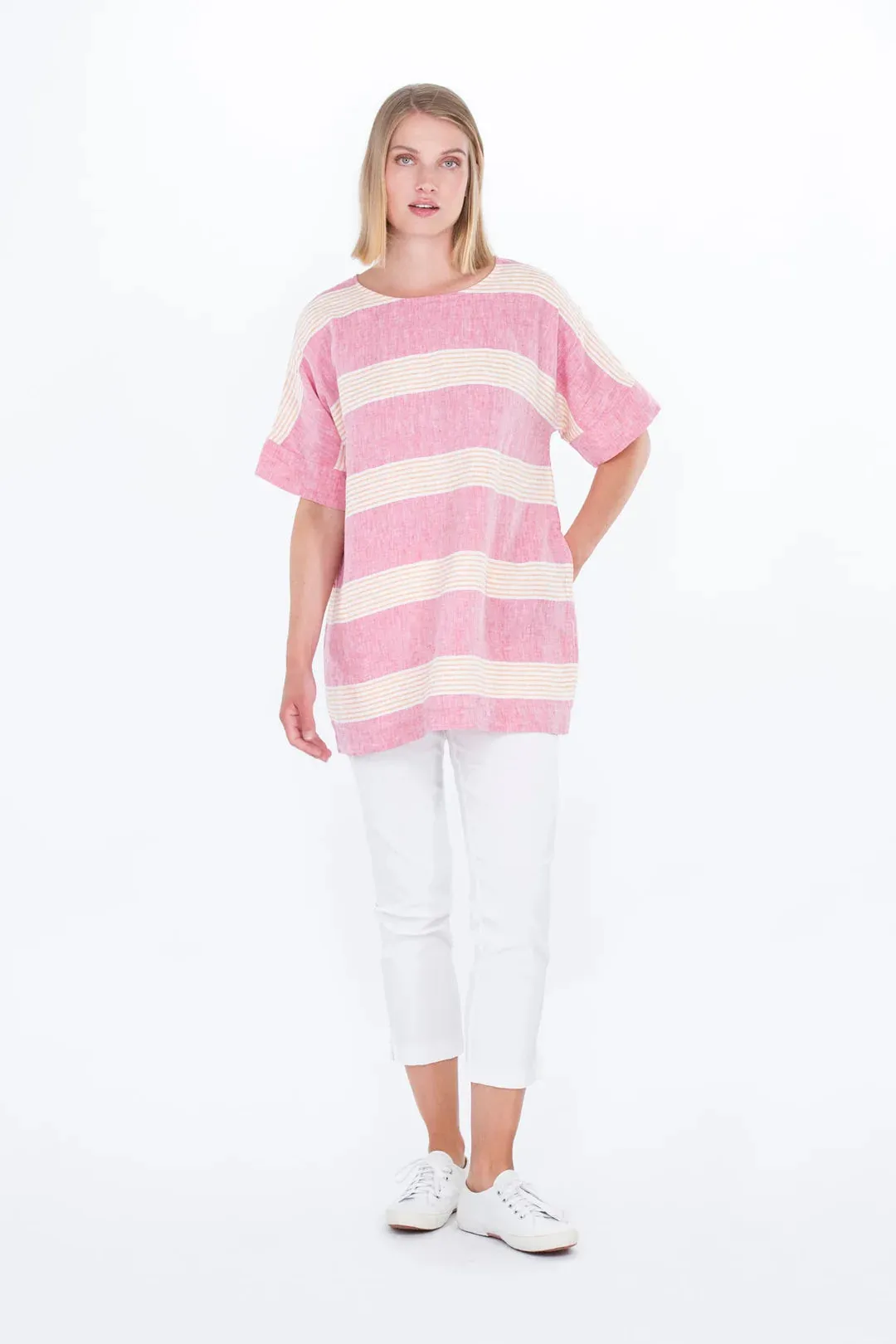 Kuohu Tunic Red Striped