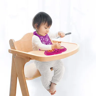 Kushies Siliplate - Candy Pink Butterfly