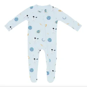 Kyte Baby - Zippered Footie - Ice Space