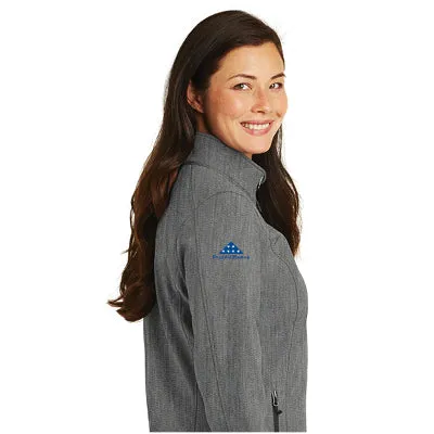 Ladie's Core Soft Shell Jacket - Pearl Grey Heather