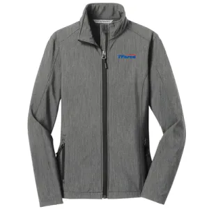 Ladie's Core Soft Shell Jacket - Pearl Grey Heather