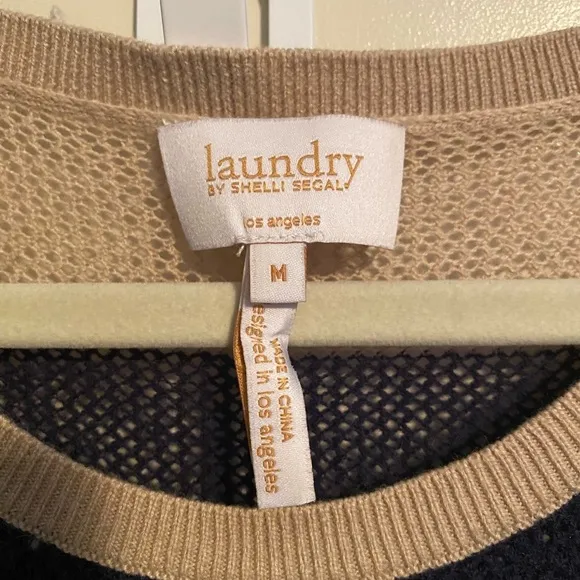 Laundry sheer knit sweater size Medium.