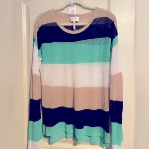 Laundry sheer knit sweater size Medium.