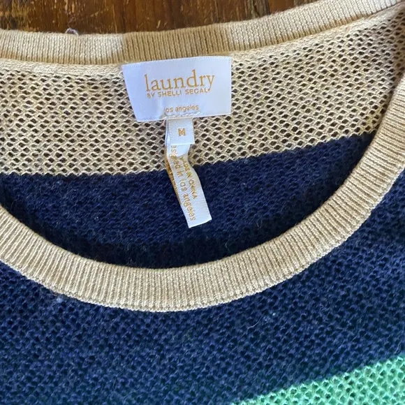 Laundry sheer knit sweater size Medium.