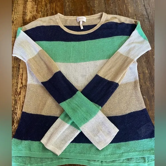Laundry sheer knit sweater size Medium.