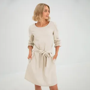 LeMuse linen dress EMMA, Deep blue, L