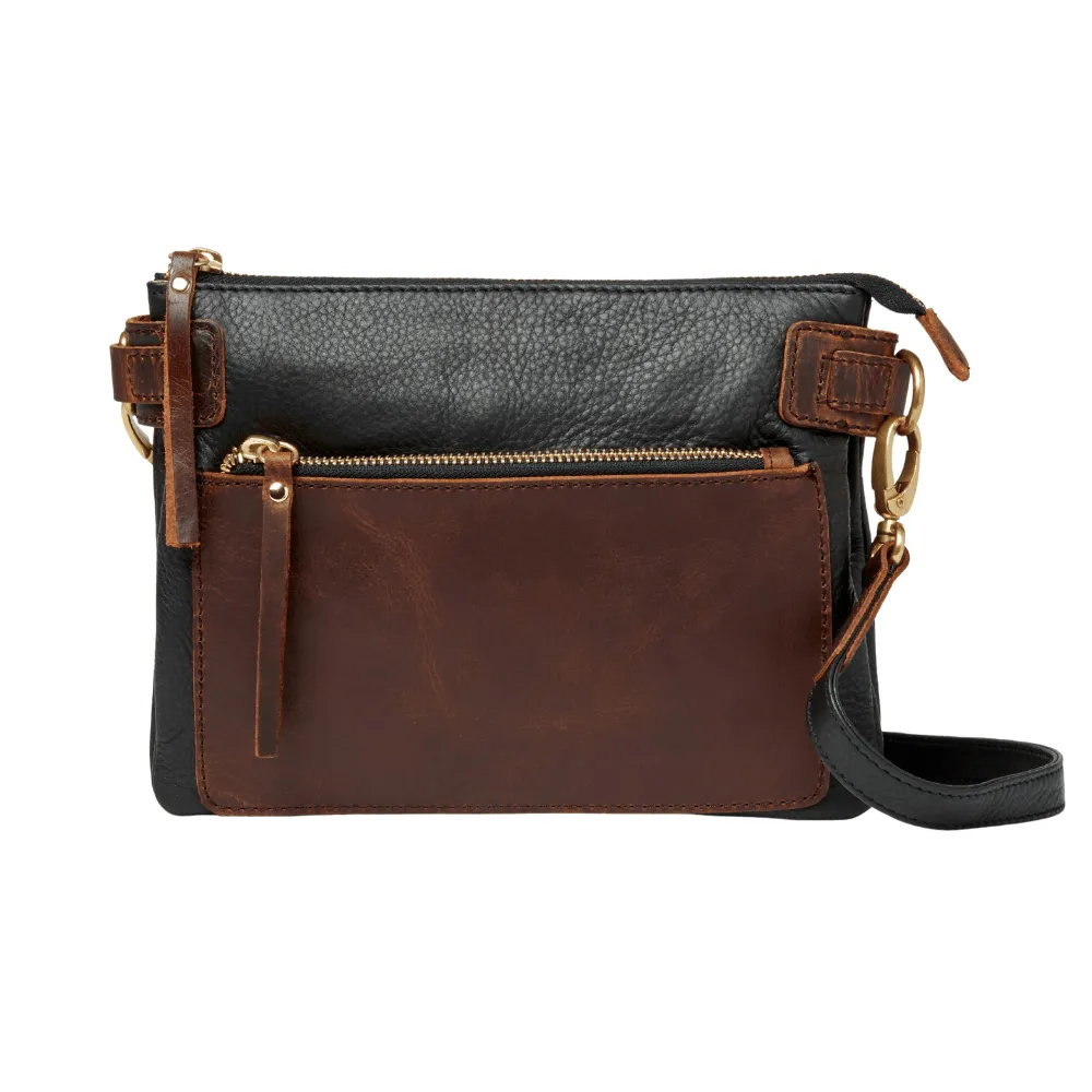 Lillian Small Zip Top | Black