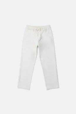 Linen Jam Pant in Bone