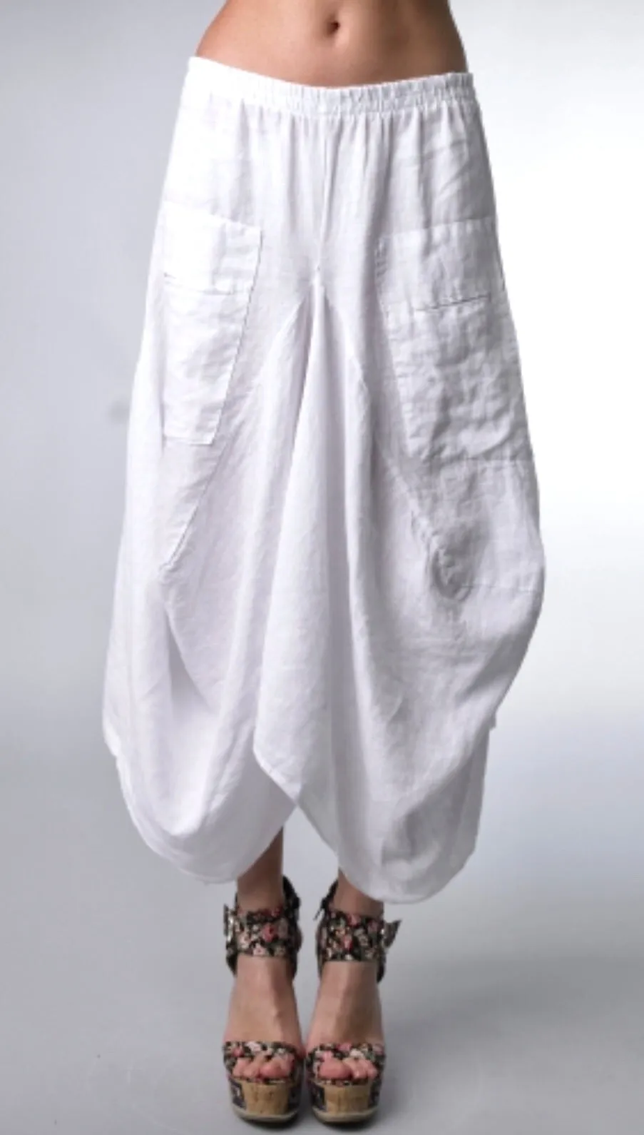 Linen Pocket Skirt