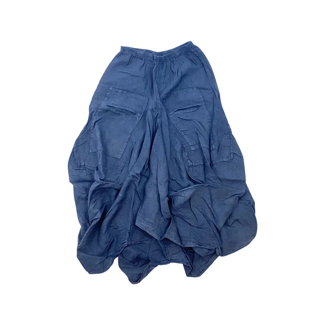 Linen Pocket Skirt