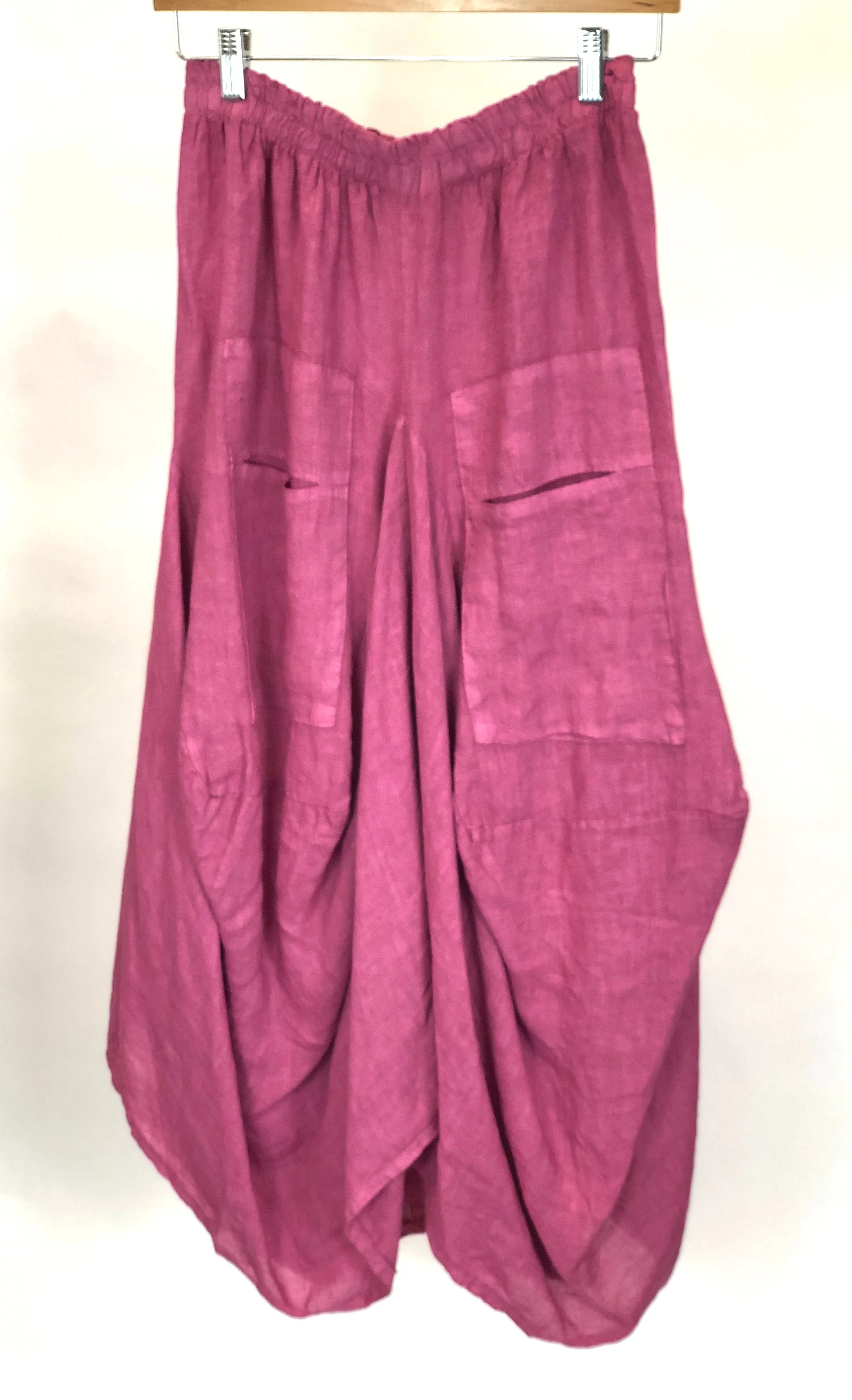 Linen Pocket Skirt