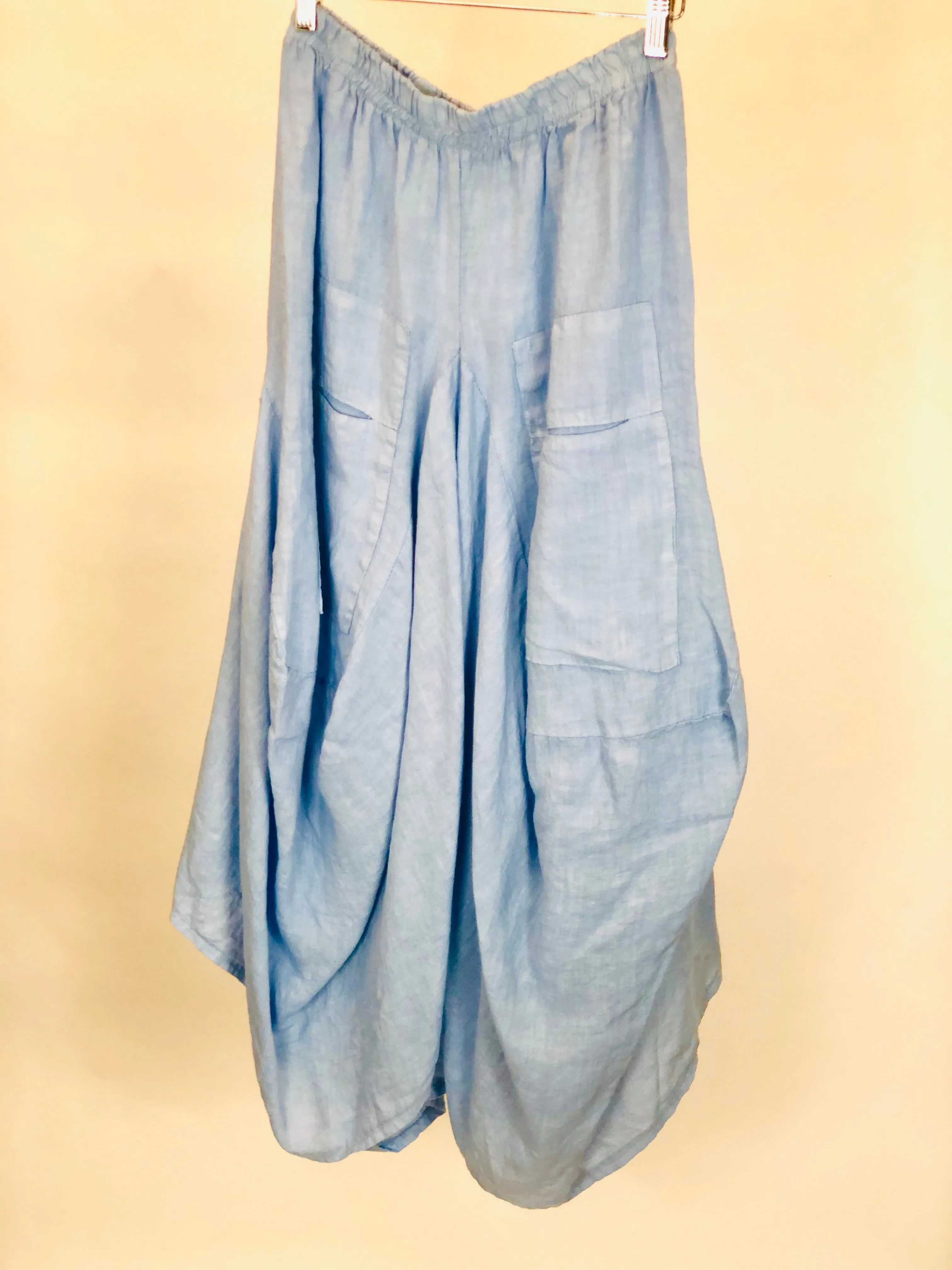 Linen Pocket Skirt