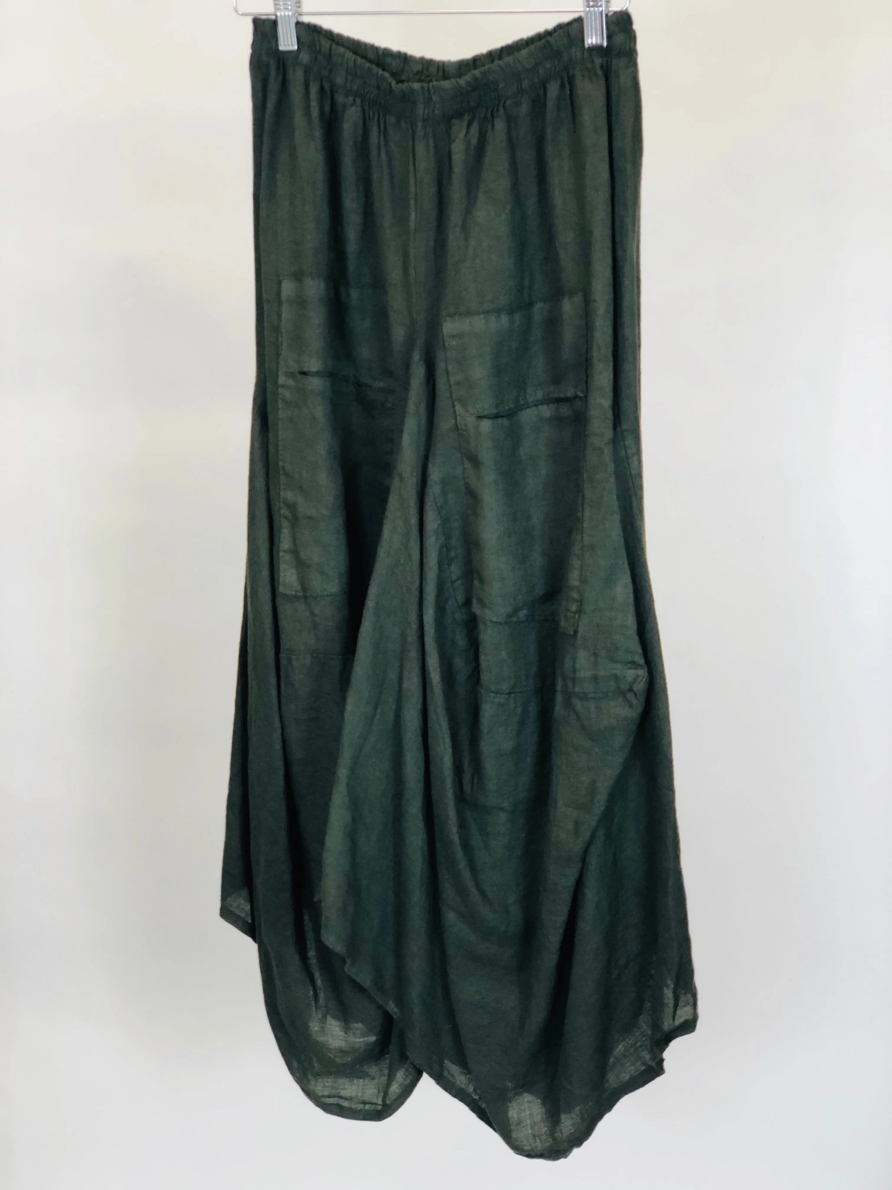 Linen Pocket Skirt