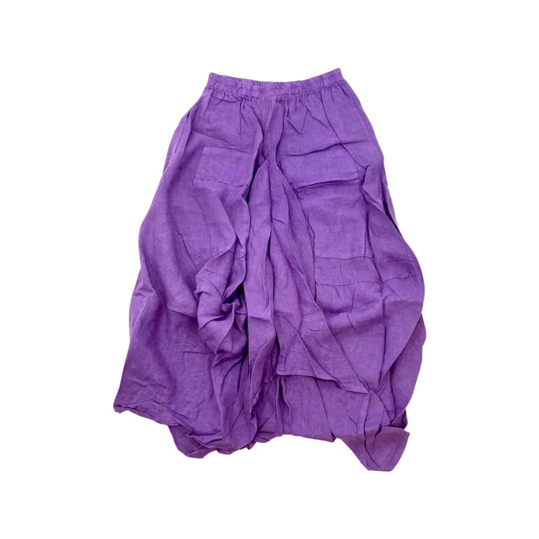 Linen Pocket Skirt