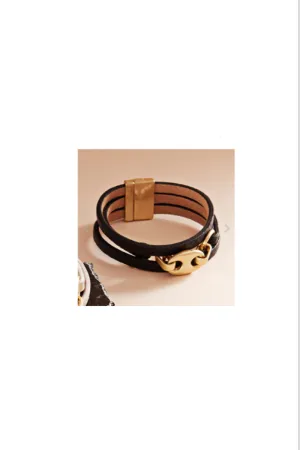 Link Leather Bracelet