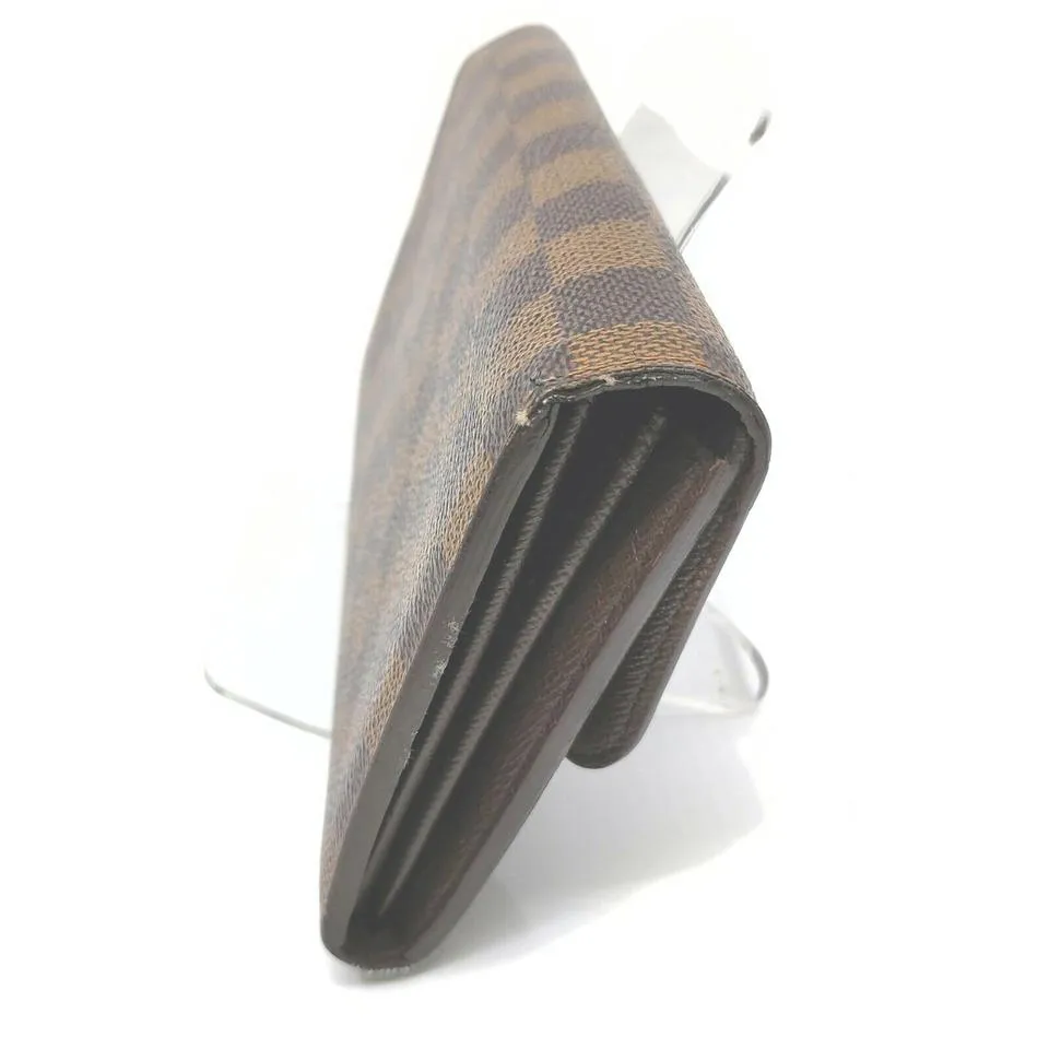 Louis Vuitton Damir Ebene Portefeuille Roseberry Wallet Long Flap 862350