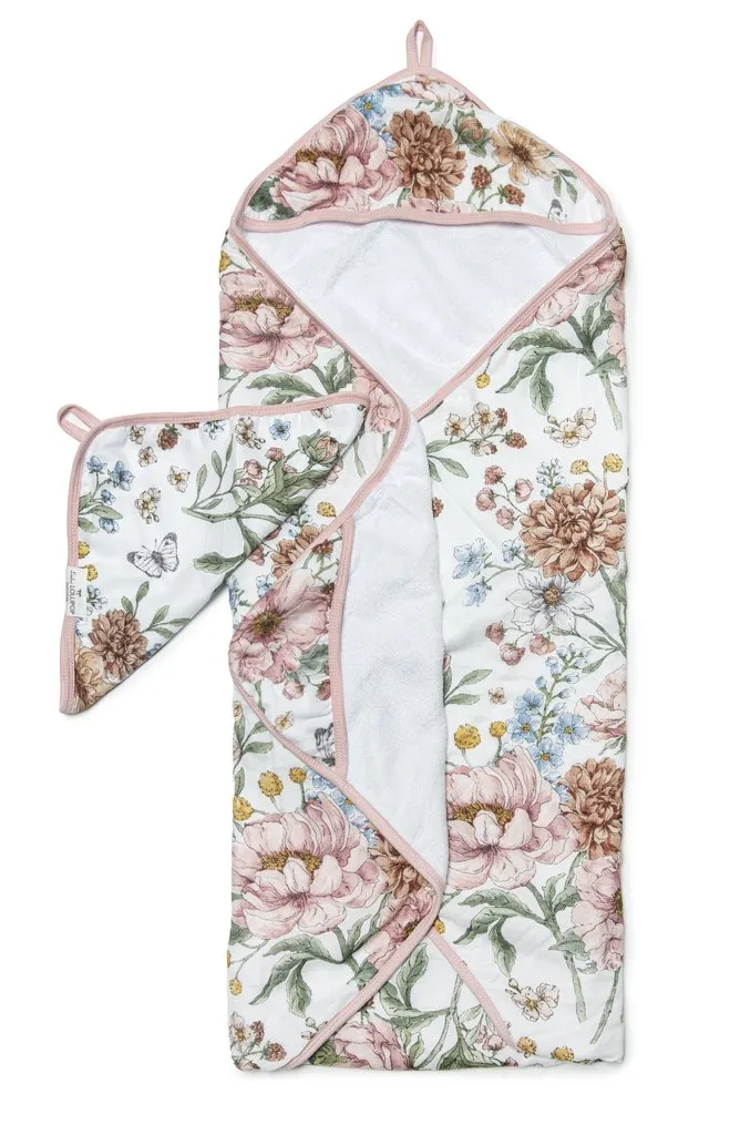 Loulou Lollipop - Hooded Towel - Secret Garden