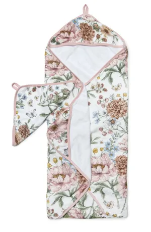 Loulou Lollipop - Hooded Towel - Secret Garden