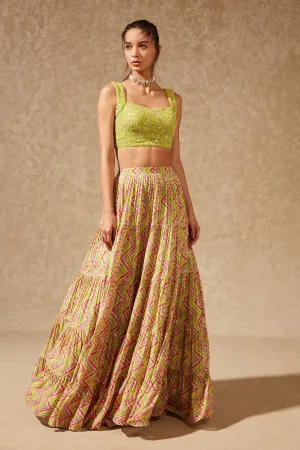LUCA TIERED SKIRT