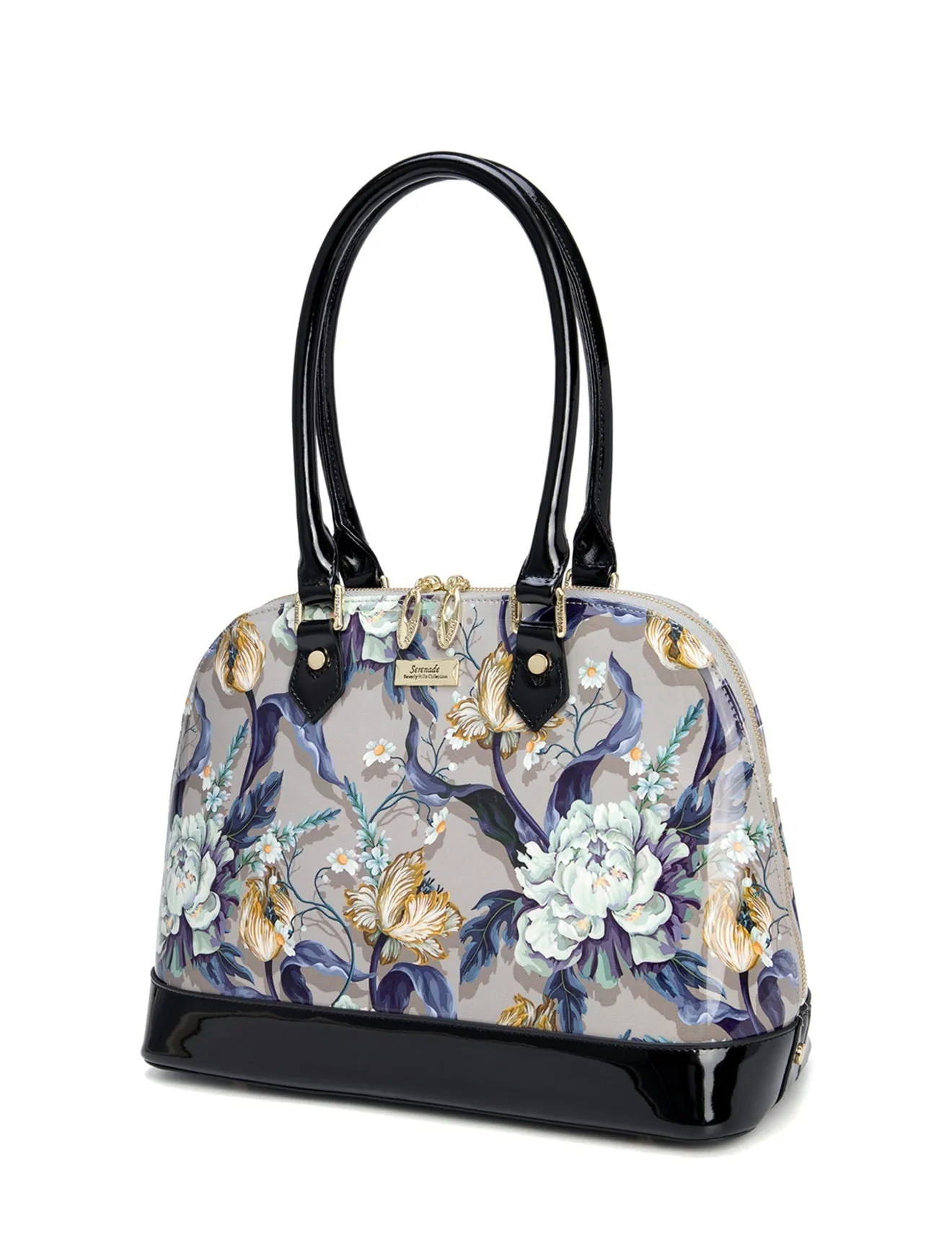 LUCINDA PATENT LEATHER DOME BAG- SN58-6801- SALE