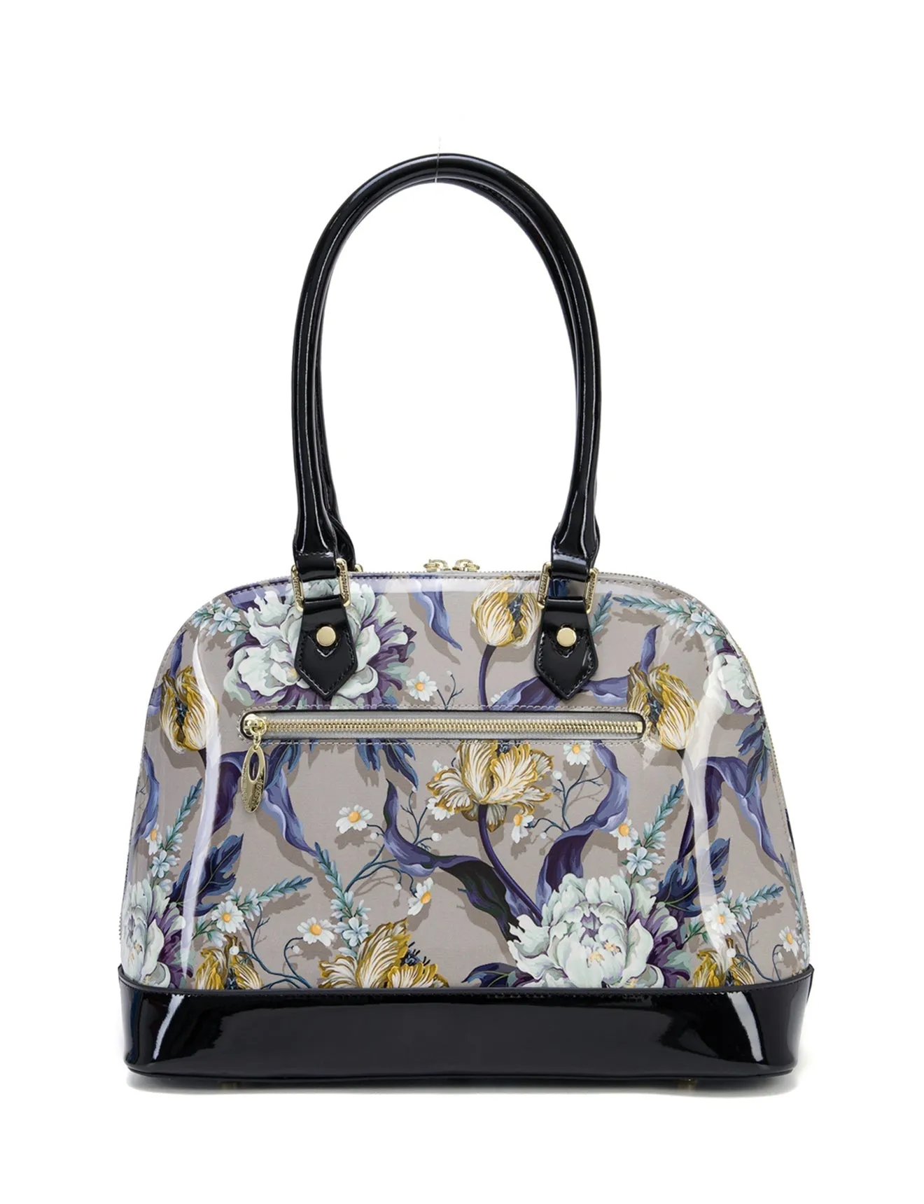 LUCINDA PATENT LEATHER DOME BAG- SN58-6801- SALE