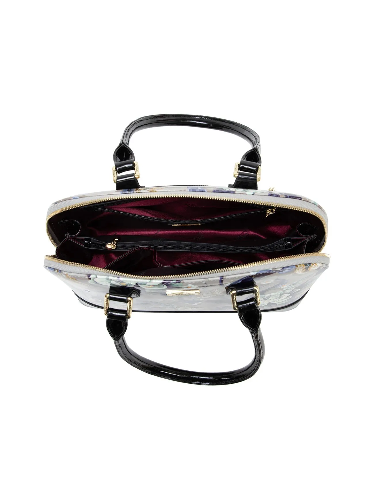 LUCINDA PATENT LEATHER DOME BAG- SN58-6801- SALE