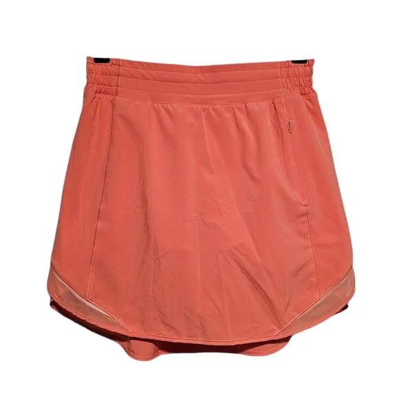 lululemon Hotty Hot High-Rise Skirt Raspberry Cream Size 6 Tall