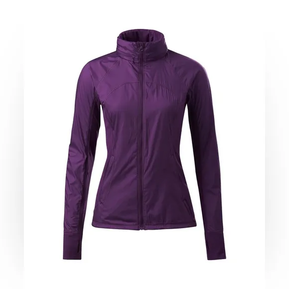 Lululemon‎ Rush Hour Jacket Darkest Magenta Size 6