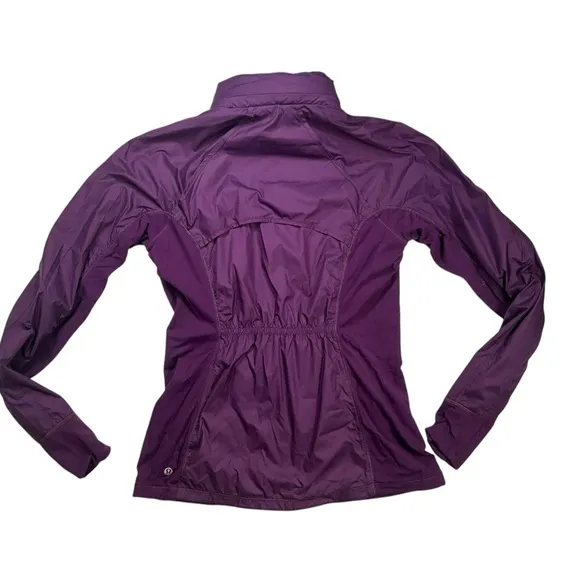 Lululemon‎ Rush Hour Jacket Darkest Magenta Size 6