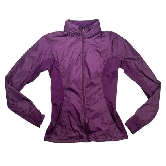 Lululemon‎ Rush Hour Jacket Darkest Magenta Size 6