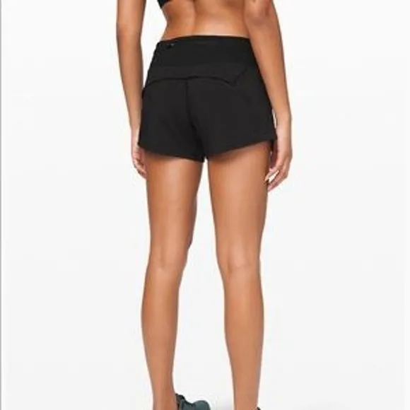 Lululemon Speed Up Short 2.5&quot; Black Size 6