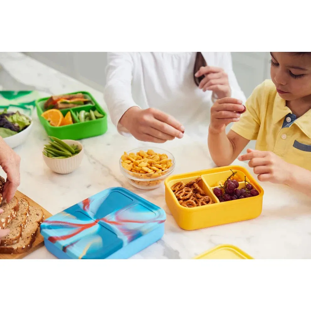 LunchBots Platinum Silicone Medium Build-A-Bento - Sand