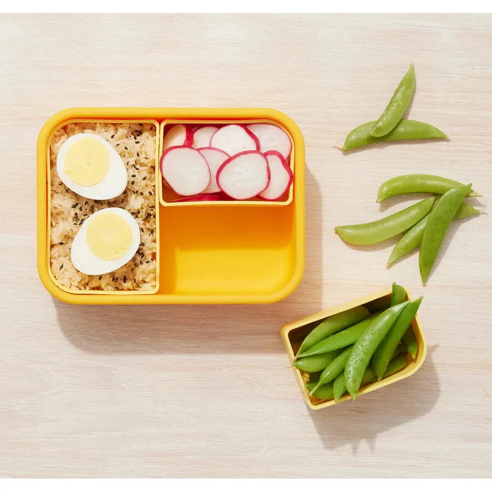 LunchBots Platinum Silicone Medium Build-A-Bento - Sand