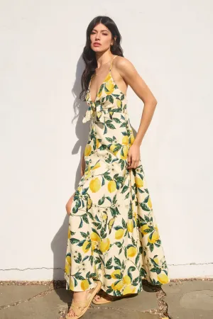 Lydia Knot Front Maxi Dress