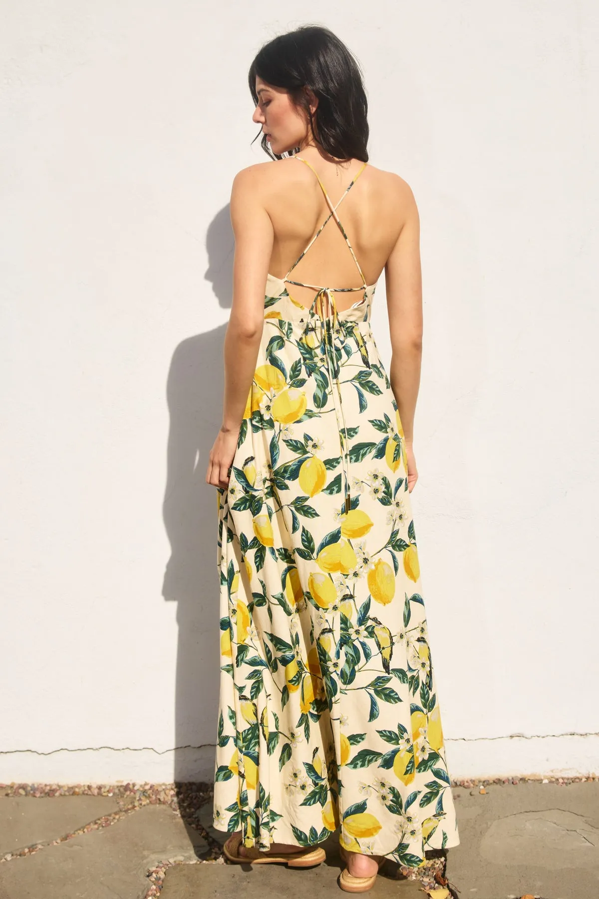Lydia Knot Front Maxi Dress