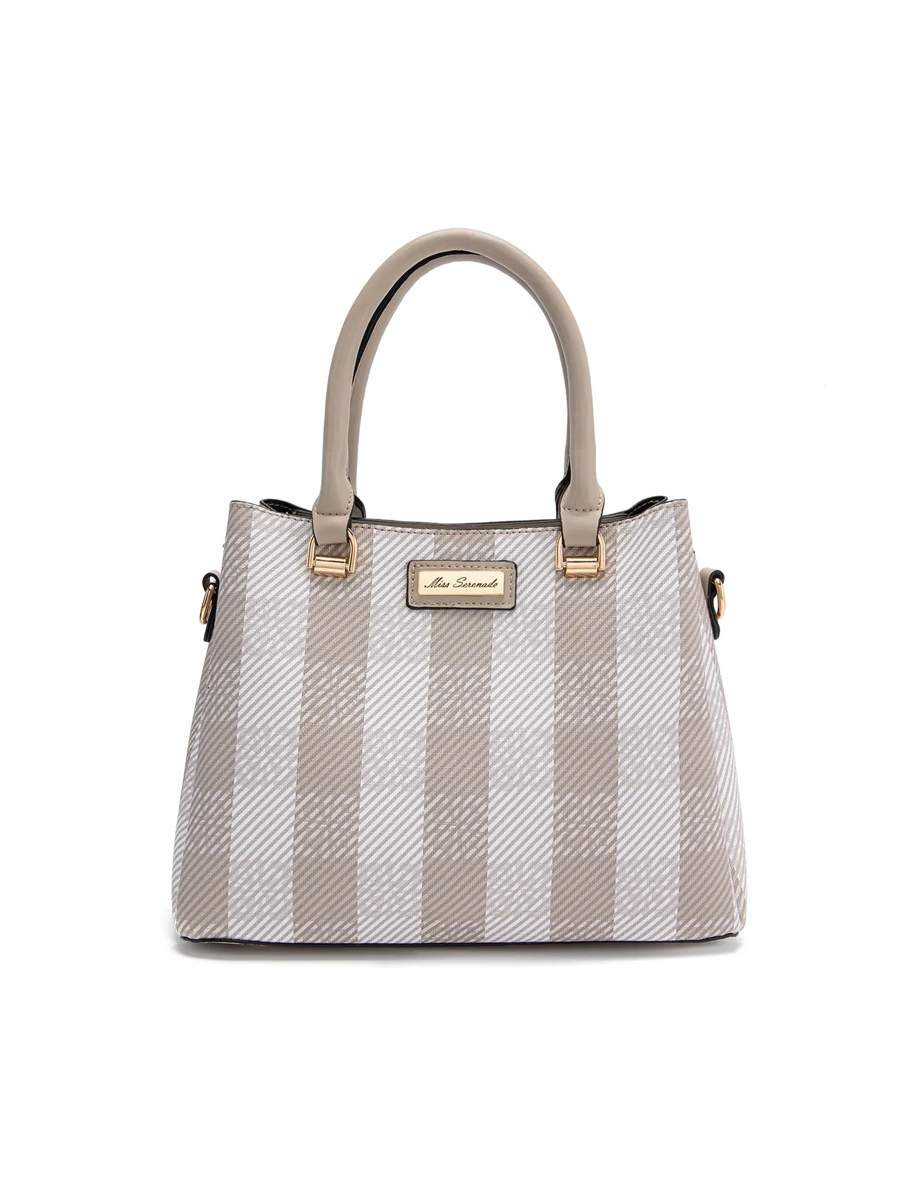 MACKENNA VEGAN TRIPLE COMPARTMENT BAG- XB-2343-BEI