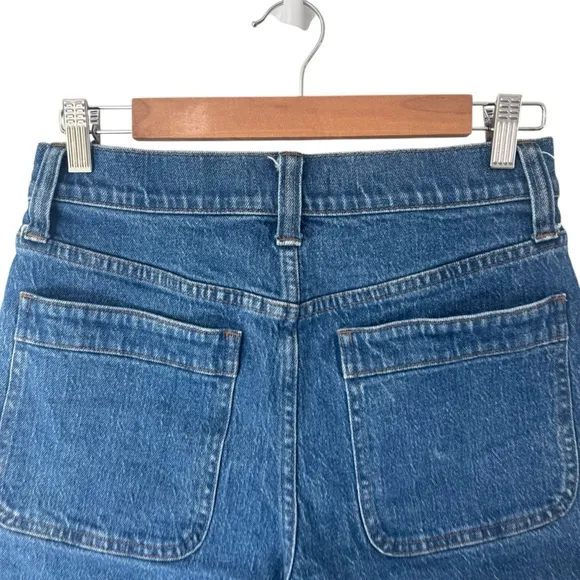 Madewell - Denim Zip-Pocket Blue Shorts Sz 28
