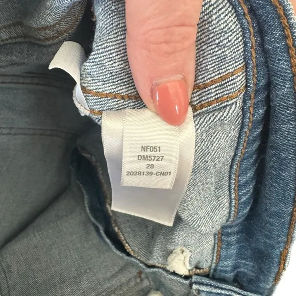 Madewell - Denim Zip-Pocket Blue Shorts Sz 28