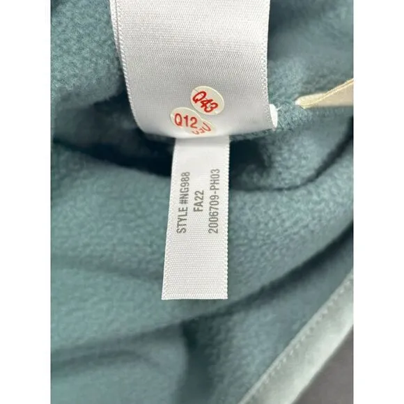 Madewell NWT (Re)sourced Sherpa Snap-Front Jacket Color Block in Faded Shale Lrg