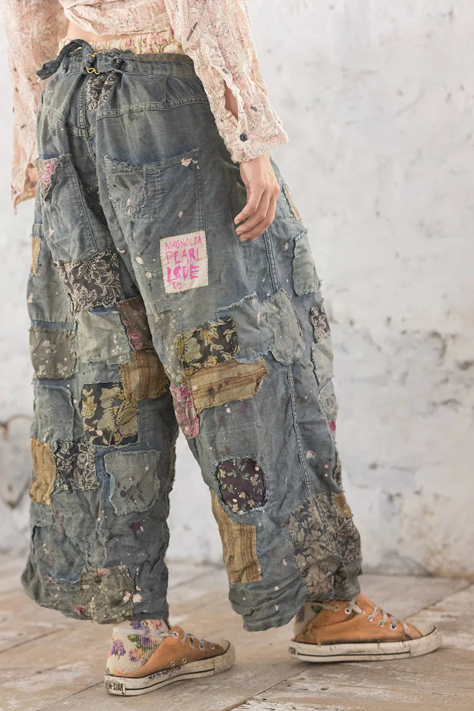 Magnolia Pearl Linen Deni Blues Denim