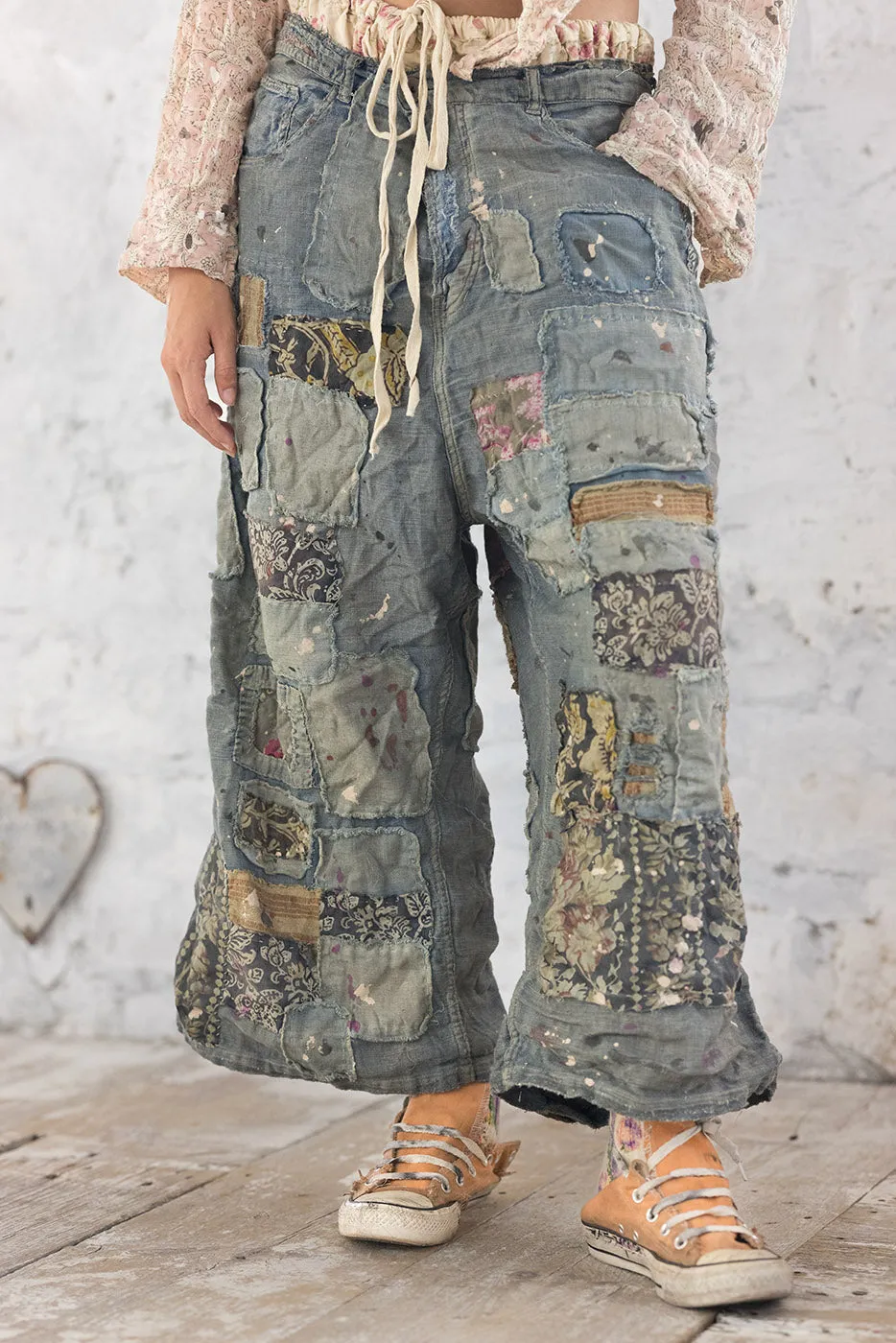 Magnolia Pearl Linen Deni Blues Denim