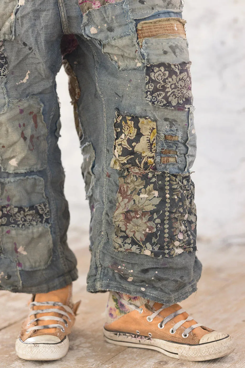 Magnolia Pearl Linen Deni Blues Denim
