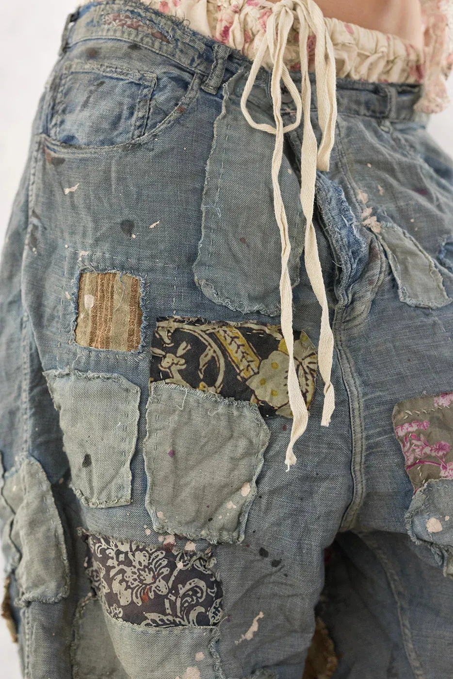 Magnolia Pearl Linen Deni Blues Denim