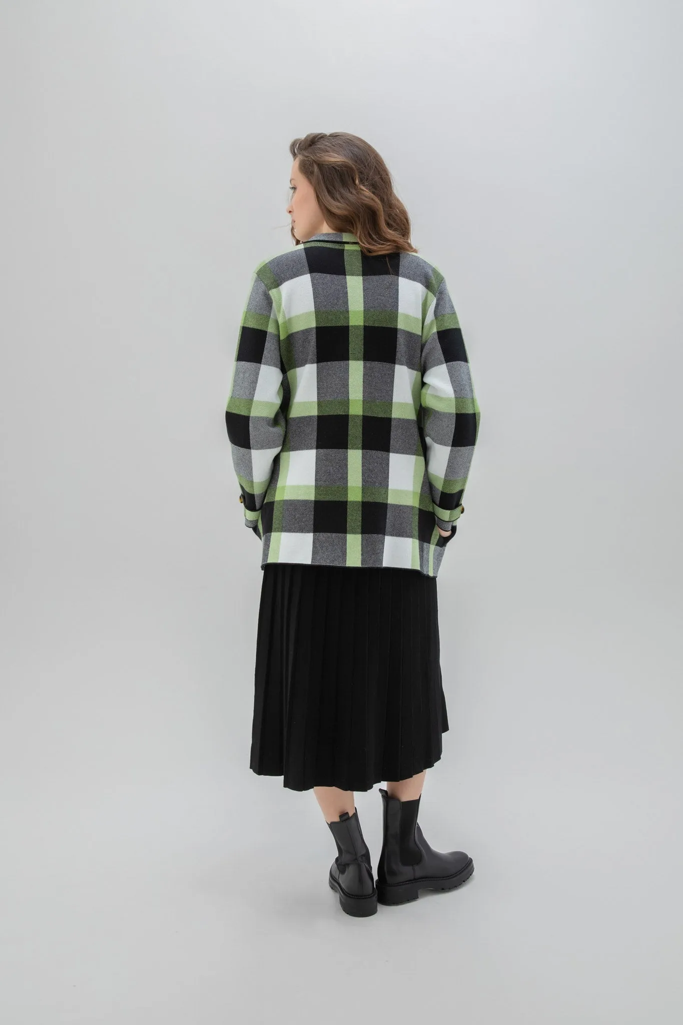 Marble Ladies OVERSHIRT Black/Green
