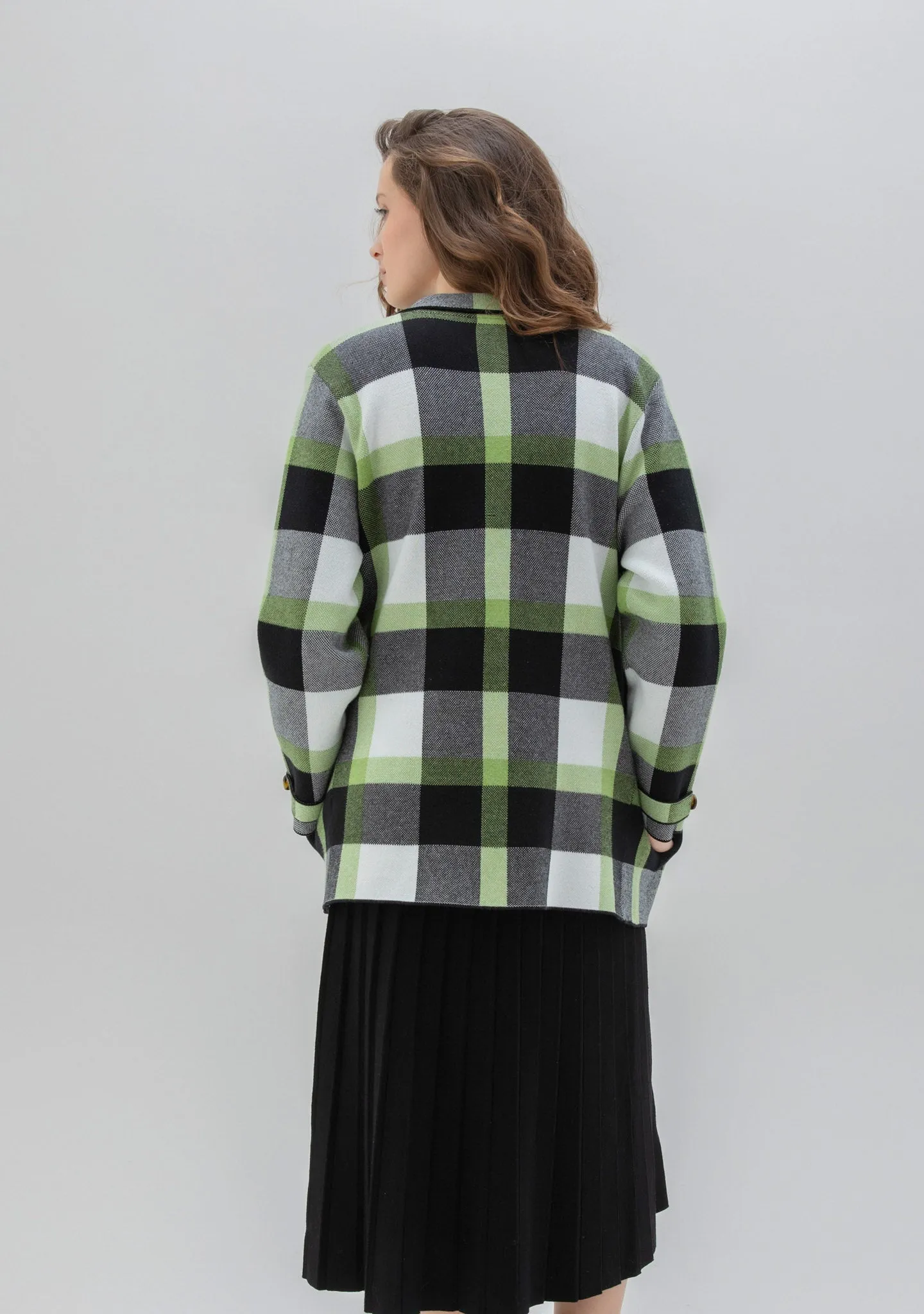 Marble Ladies OVERSHIRT Black/Green