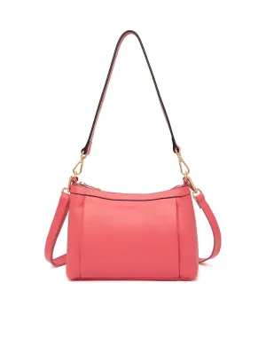 MARCIA LEATHER XBODY BAG-E1-0830-PEACH