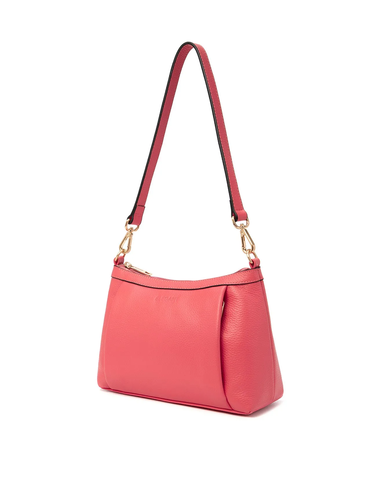 MARCIA LEATHER XBODY BAG-E1-0830-PEACH