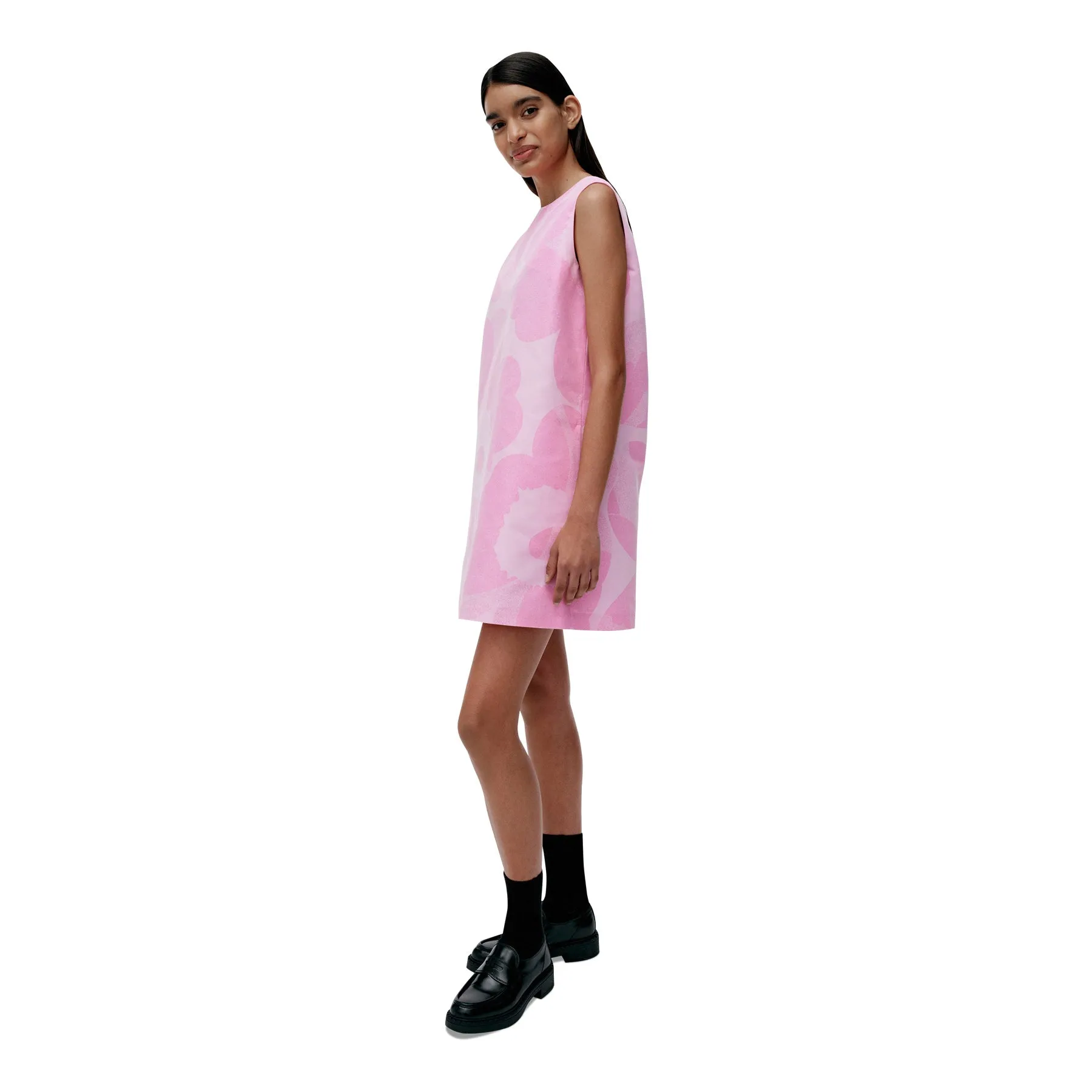 Marimekko Sopiva Unikko Dress, Light Pink